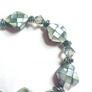 Green Paua shell bracelet